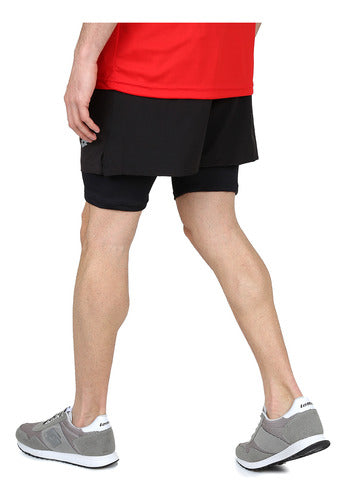 Lotto Short Run Fit Men in Black 2