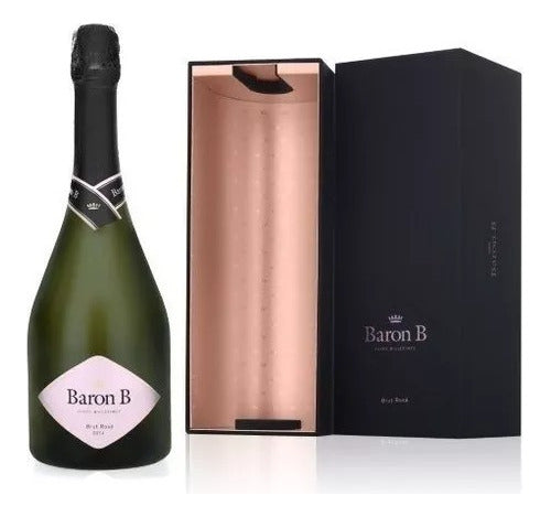 Baron B Champagne Espumante Brut Rosé Estuche Botella 750cc 0