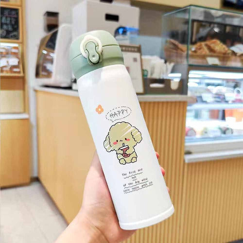 Matzuno Kids 500ml Stainless Steel Insulated Bottle with Lockable Spout 1