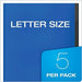 Oxford Durable Letter Size Folder 2 Compartments 5 Units 5