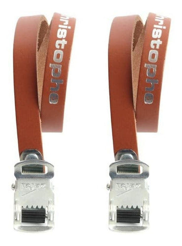 Zefal Christophe Leather Pedal Straps 0