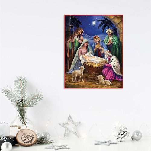 HERMES SHOP Christmas Embroidery Kit for Beginners and Adults, 20x25cm 6