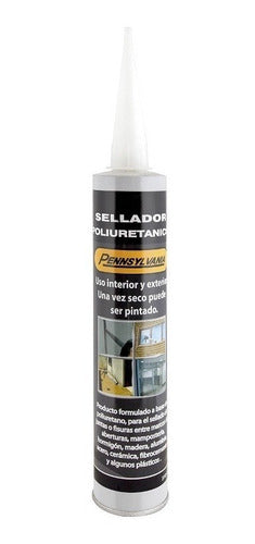 Sellador Poliuretánico Pennsylvania 310 Ml Pintable Gris 0