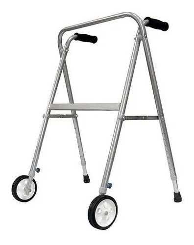 Ortopedia Walsh Folding Height Adjustable Walker with Wheels 1