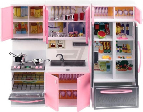 Toy Kitchen Set for Barbie Gloria Light Sound Acc 38cm 3