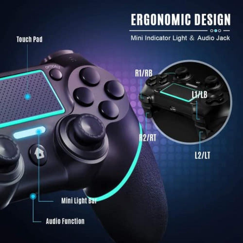 Deeptick Replacement for PS4 Gamepad Controller 3