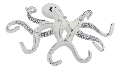 Gancho Para Llaves Octopus, Estante Decorativo De Pared Náut 0