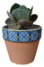 Ceramic Planter with Majolica Guard #588 0