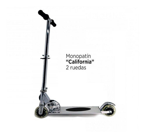 Faydi California Metal Scooter with Lights and Suspension 0