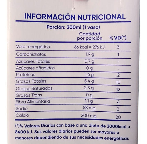 Leche De Coco Y Almendra Amande Sin Azucar 1 Lt  Pack X 16u 2