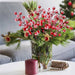 KSPOWWIN 24 Artificial Holly Berry Stems with Glitter 5