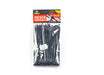 Professional Security Seal x 100 pcs 150mm x 3.6mm Black Driven 0