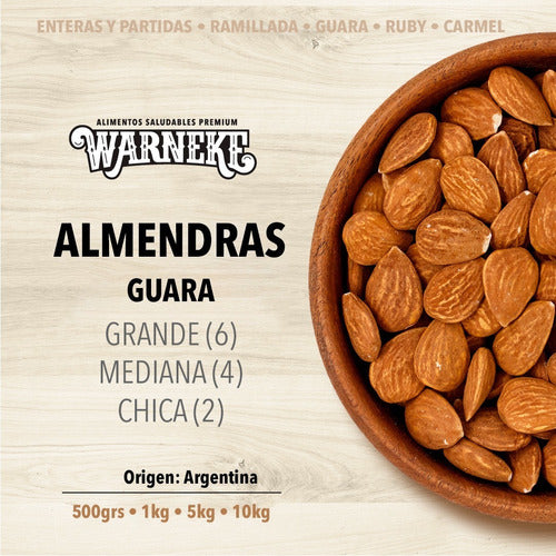 Warneke Large Organic National Almond Guara 5 Kg Dried Fruits 4