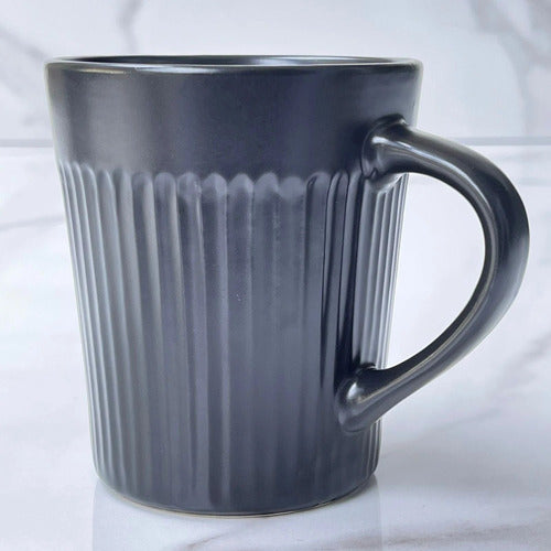 Taza Mug Modern Black Cerámica 350ml 0