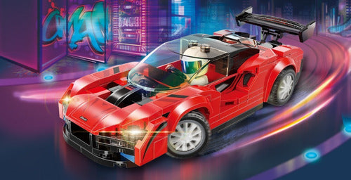 Building Blocks Toy - Ferrari Racing Car 198 Pieces 2