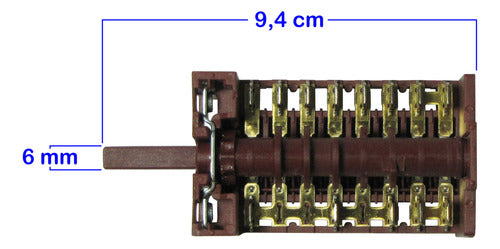 Longvie Electric Oven Selector Key 1900 6