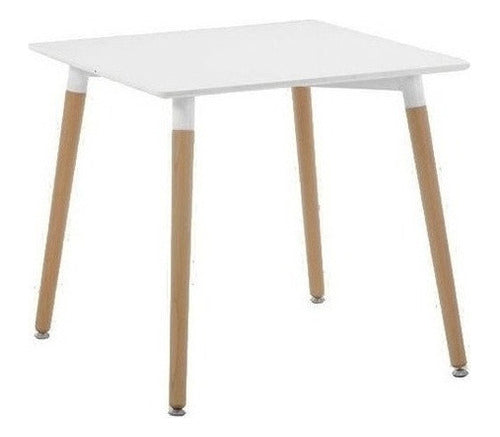 Baires4 Eames Square Dining Table 70x70 Nordic Wood 2