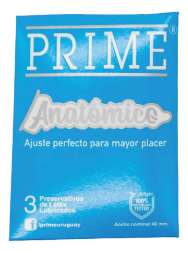 Prime Anatomical Condom X3 (Pack of 5 Packages) 0