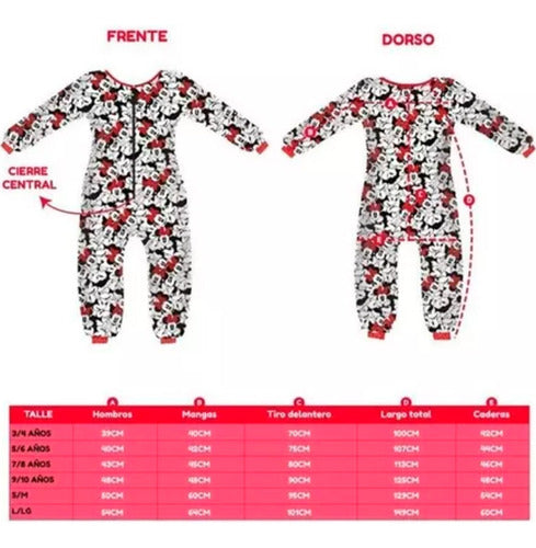 Piñata Pijama Mameluco Piñata Mickey & Minnie 1