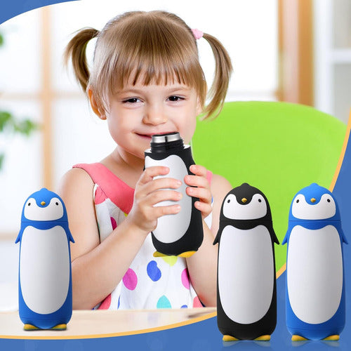 Adorable Penguin Design Insulated Drink Bottle 5