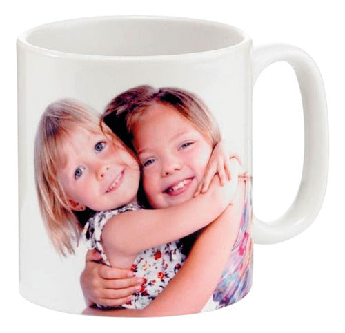 Gus Sublimable White Mugs 350cc - Personalize with Photo or Phrase 1