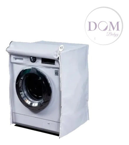 Waterproof Front-Load Washing Machine Cover 60x60+81cm White 1