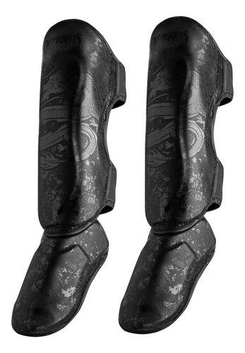 Dragons Fit-Box Pro Especial Kick Thai Shin Guards 3