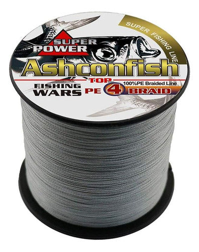 Ashconfish Fishing Line Braided Strong 4 Strands 500m 50lb 0