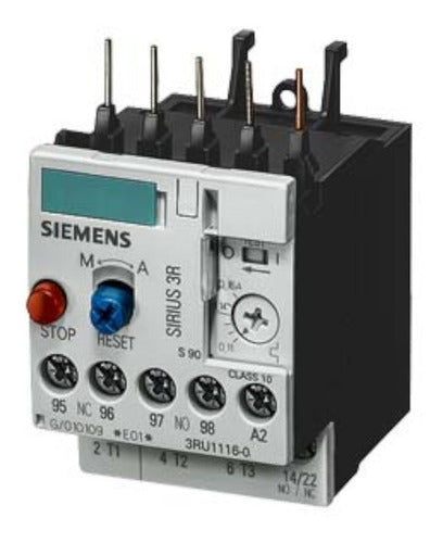 Siemens Rele Termico 2.2-3.2A 1NA+1NC C10 S00 3RU1116-1DB0 0