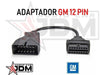 Gm Daewoo 12 Pin To OBD2 16 Pin Adapter + Gift 2