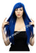 Fantasy Color Hair Wig Straight/Bangs 70cm #Blue 2