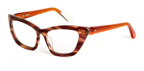 Infinit The Artist Translucent Brown Eyeglass Frame 0