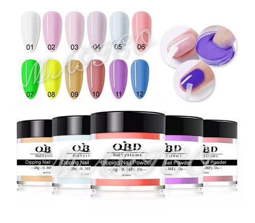 Dipping QBD Powder 28g Variety of Colors Sculpted Nails 2