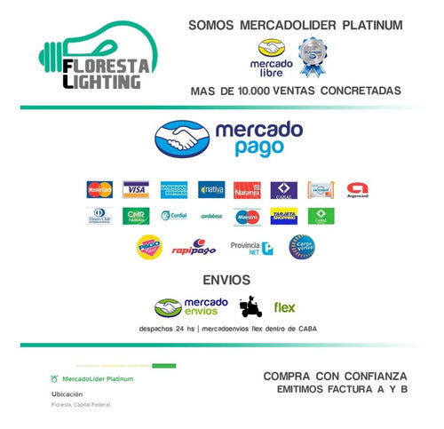 Electronica Argentina Modulo Dimmer Variador De Luz Led 100W Blanco Linea Richi 2