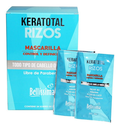 Bellissima Keratotal Rizos Mask Box X 24 Sachets 0