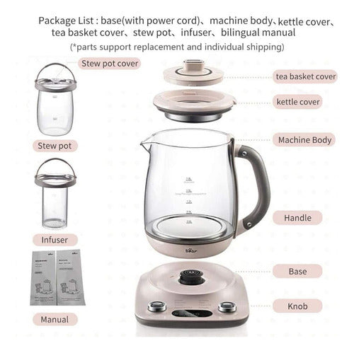 Bear YSH-C18R1 - Electric Kettle and Beverage Heater for Health Care 5