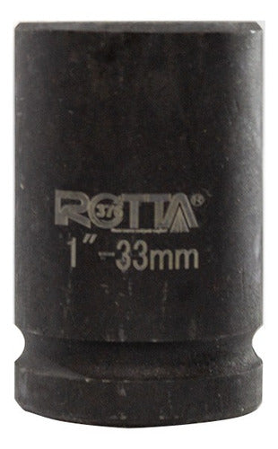 Soquete De Impacto 1 Pol Sextavado Medio 33mm Rotta 376 0