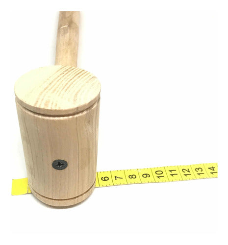 Martillo De Madera Ideal Para Cincelar, Repujar. 200gr. 30cm 3