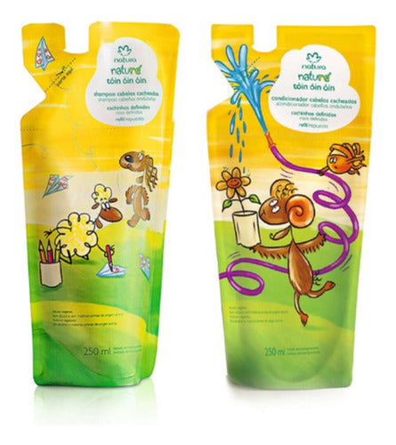 Natura Shampoo and Conditioner for Curly Kids Refill 0