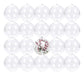 Zuokemy 20 Decorative Fillable Clear Plastic Balls 60mm 0