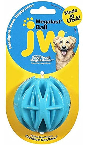 Juguete Para Perros Jw Pet Medium Megalast Ball, Paquete De 2