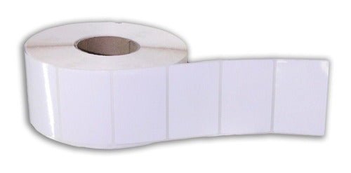 IDSHOP® Roll of Illustration Paper Labels 50x25mm Hub 40 Ideal for TSC 0