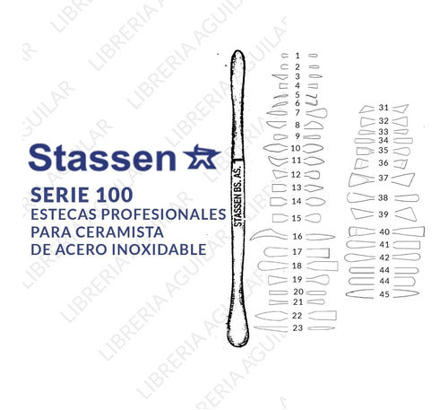 Professional Steel Estecas Series 100 No.1 Stainless Steel Stassen 3