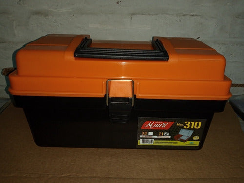 Mauri 14" Plastic Tool Box with Removable Tray - 335x175x180 mm 1