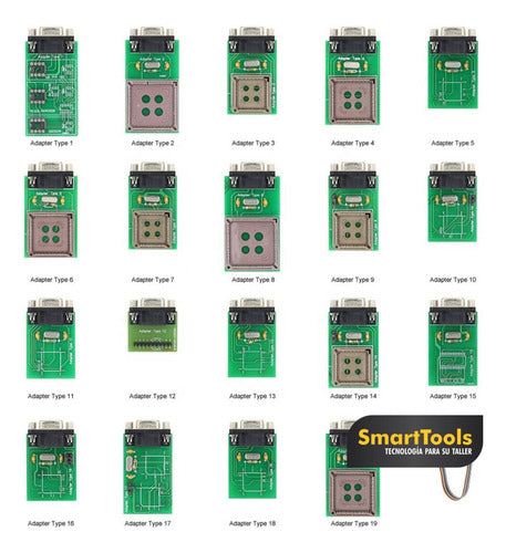 SmartTools Kit 19 Adaptadores Para Programador Upa + Colección Scripts 2