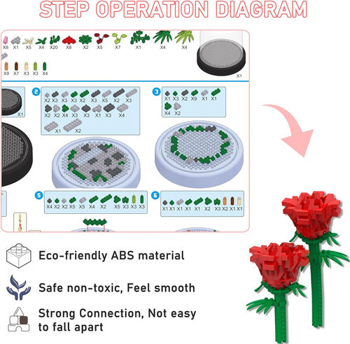 Bestbase Adorno De Flores Bouquets Sintético Para Armar Decorativo 2