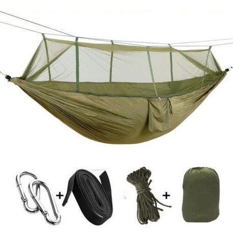 Parachute Fabric Portable Hanging Bed Hammock 1