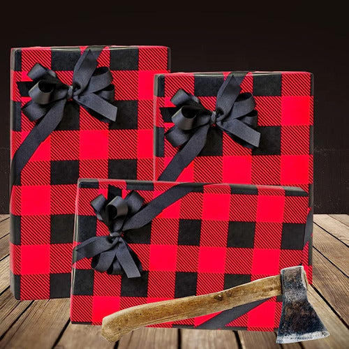 Cakesupplyshop Celebraciones Red And Black Buffalo Plaid Hol 2