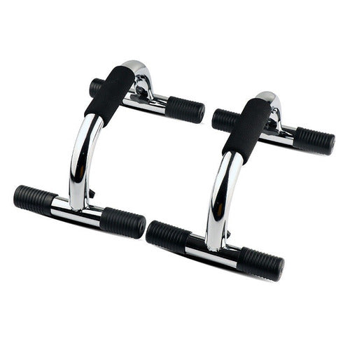 Push Up Bars Chrome Exercise Stools Press Hom 0