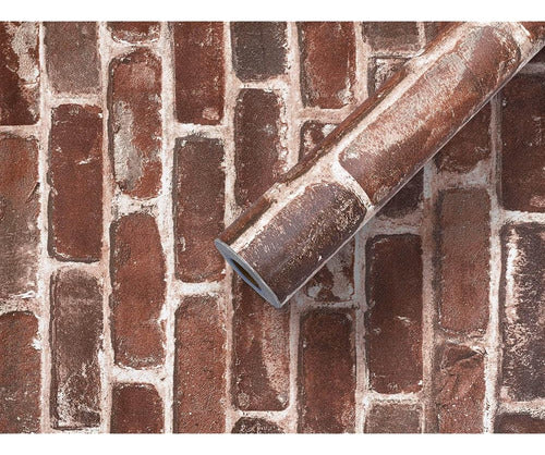 Akywall Red Brick Peel And Stick Wallpaper 393.7 3